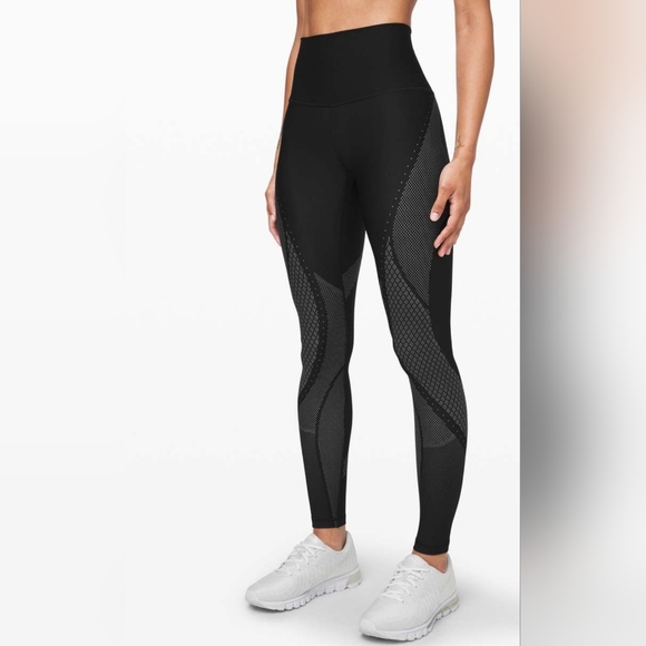 lululemon athletica Pants - Lululemon Mapped Out High Rise Leggings Size 4